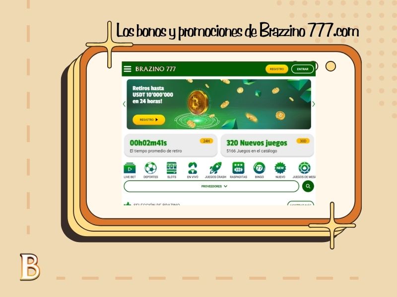Los bonos y promociones de Brazzino 777