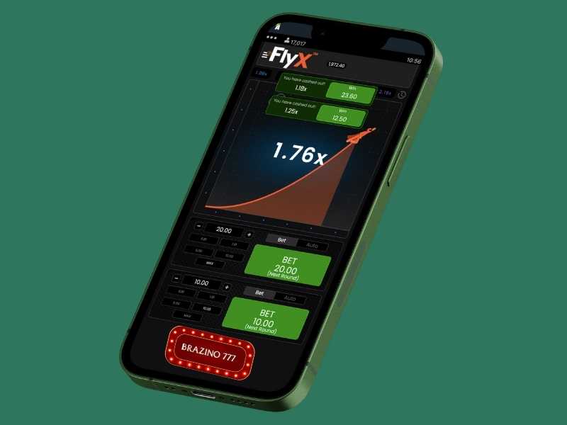 FlyX en el smartphone